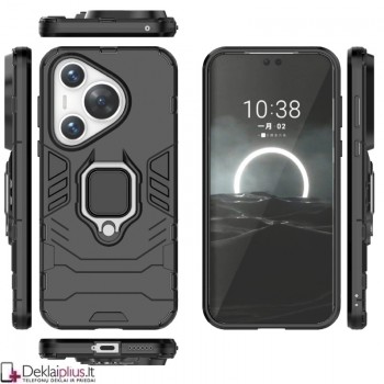 Sustiprintas dėklas 4in1 - juodas (Huawei Pura 70) Sustiprintas dėklas 4in1 - juodas (Huawei Pura 70)